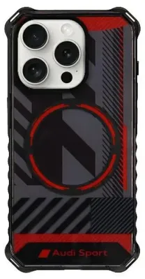 Zdjęcie produktu dla Audi Iml Sport Magsafe Case Iphone 15 Pro 6.1 Czarny/Black Hardcase Au-Imlmip15P-Rsq/D2-Bk