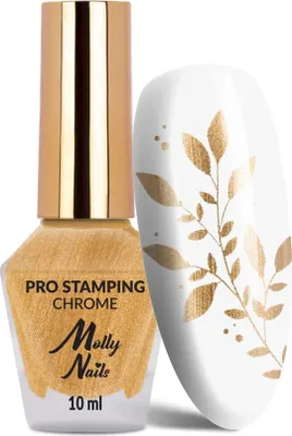 Immagine prodotto di Molly Nails PRO Stamping Chrom-Gold-Stempellack, 10 ml
