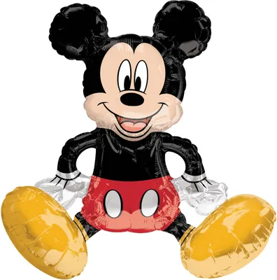 Image de Ballon de baudruche Mickey 48x45cm - Amscan