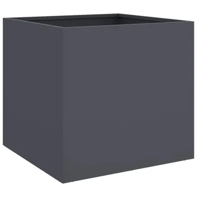Produktbild von vidaXL Pflanzkübel Anthrazit 49x47x46 cm Stahl