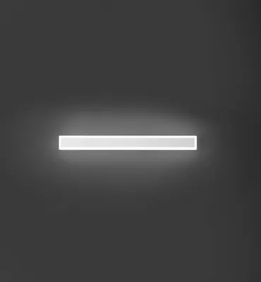 Imagen del producto de Lámpara de pared LED WALLY, fabricada en aluminio, 19W, 3000K, marca Perenz, 82,5 cm de largo, color blanco