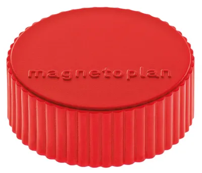 Image de magnetoplan Discofix aimant rond "magnum", rouge
