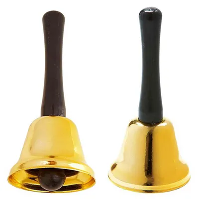 Obrázek produktu pro Malý zlatý vánoční zvonek - cca 13 cm