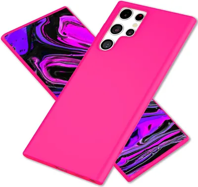 Zdjęcie produktu dla NALIA kolorowe neonowe etui silikonowe do Samsung Galaxy S24 Ultra, etui ochronne w jaskrawym neonowym kolorze różowym