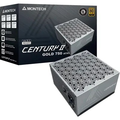 Produktbild von Montech MONTECH CENTURY II 750, PC-Netzteil, (1x 12-Pin High Power