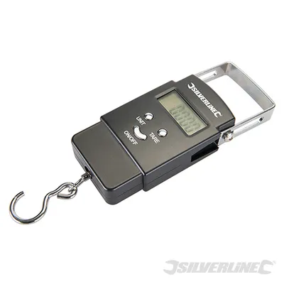 Produktbild von Silverline Digitale Taschenwaage 50 kg