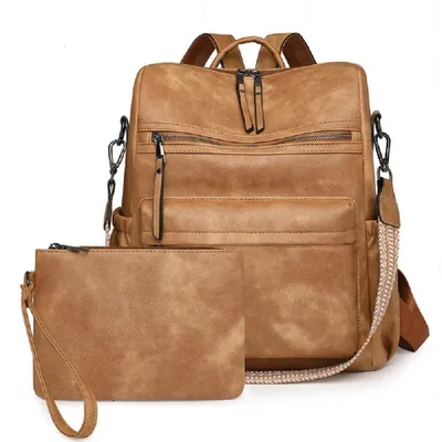 Immagine prodotto di Solidchoice - Zaino da donna con borsa a tracolla e funzione anti-furto