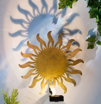 Immagine prodotto di Applique solare sole - Decorazione murale Ø 30 cm