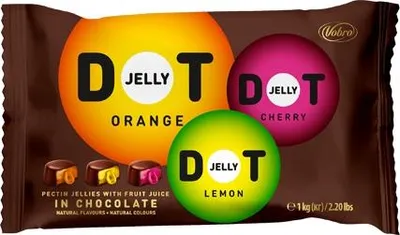 Zdjęcie produktu dla Vobro Jelly DOT in Chocolate 182g