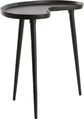 Productafbeelding van Light & Living - Bijzettafel Lienz - Zwart - 53x30x48 cm