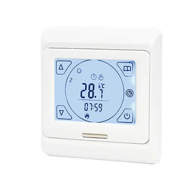 Produktbild von AIORBER Thermostat Fussbodenheizung, Raumthermostat, Touchscreen, Programmierbarer Temperaturregler für Fußbodenheizung, Heizsystem Steuerung