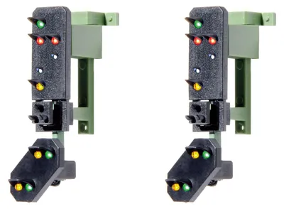 Produktbild von Viessmann 4751 - H0 Ausfahrsignalköpfe mit Vorsignal und Multiplex- - Neu