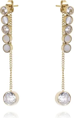 Produktbild von Elegante 14K vergoldete Ohrringe aus Chirurgenstahl von Xuping