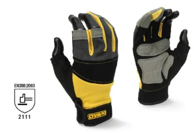 Zdjęcie produktu dla Rękawice robocze DeWalt z 3 palcami, czarne DPG214L EU