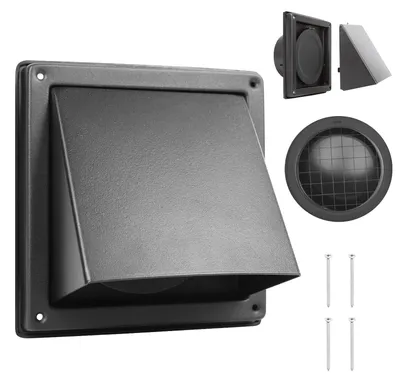 Productafbeelding van WeCooper, weerbestendig ventilatierooster, 100 mm - schuifrooster