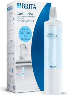 Zdjęcie produktu dla System Filtracji Wody BRITA MyPure Slim, Wkład Filtracyjny, Do 1 Roku, 8000 Litrów