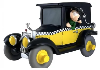 Productafbeelding van Plastoy Taxi Fiat 509 Gaston Figuur, 15 cm. Eén maat