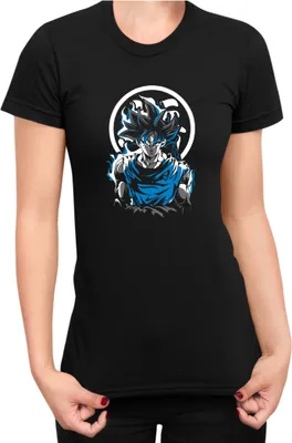 Obrázok produktu pre Dámske Tričko Dragon Anime Manga Ball Z Goku 09, Lady S / čierna