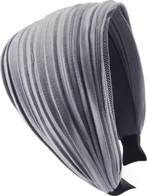 Produktbild von axy  Haarreif  mit leichtem Flanell (Leder Optik) Haarreifen Breit Stirnband Damen Haarband Headband Haarschmuck HR32