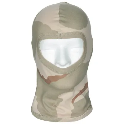 Produktbild von MFH Balaclava, 1-Loch, dünn, 100 % Baumwolle, 3 Farben desert