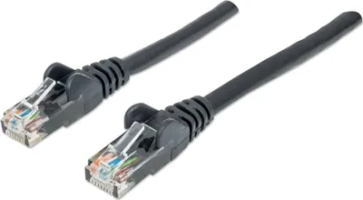 Produktbild von INTELLINET Patchkabel RJ45 U/UTP Cat6 2.00m Hebelschutz schw
