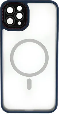 Obrázok produktu pre Elite iPhone kompatibilný s puzdrom MagSafe s ochranou fotoaparátu kompatibilný s iPhone 11 tmavomodrý