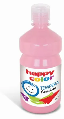 Produktbild von HAPPY COLOR Schul-Tempera-Farbe Pink 500ml Ergiebig Deckend