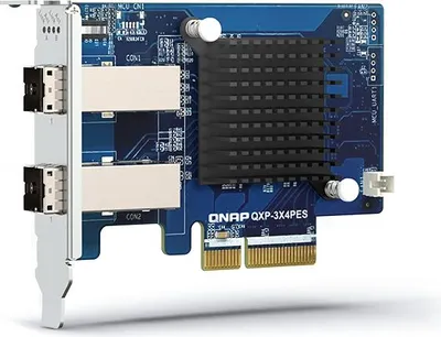 Produktbild von QNAP QXP-3X4PES, Eingebaut, Kabelgebunden, 32000 Mbit/s