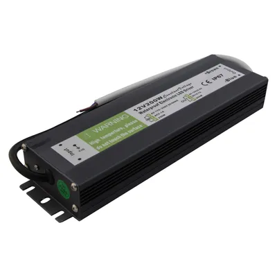 Produktbild von MasterLED LED Trafo Slim 12V DC 200W 16,66A Wasserdichtes Schaltnetzteil IP67 für LED Streifen Außenbereich