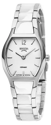 Produktbild von Boccia Damen Armbanduhr 3361-01 Ceramic weiß Titan