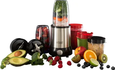Image de Russell Hobbs Nutri Boost 0,7 L Mélangeur de table Noir, Argent 700 W