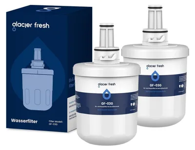 Zdjęcie produktu dla Filtr do lodówki DA29-00003G, zestaw 2 sztuki, kompatybilny z systemem Samsung Aqua Pure Plus