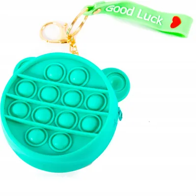 Produktbild von Pop It Geldbörse Fidget Toy Anhänger - Stressabbau & Spielspaß für Kinder & Erwachsene