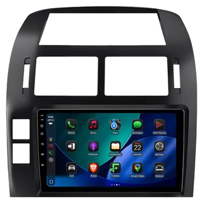 Immagine prodotto di Autoradio Android da 9 pollici con 64 GB per VW Polo 9N 9N3 2001-2009 con CarPlay, navigazione Android Auto e Bluetooth