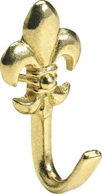 Produktbild von Garderobenhaken 1 Haken Zinkdruckguss vermessingt LxBxH 20x20x42 mm 2 Stück