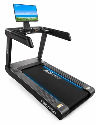 Produktbild von Professionelles Laufband mit großem 23,8-Zoll-Display GBK7PRO, KI-generiertes Bild