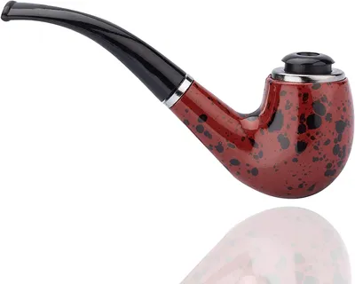 Imagen del producto de Pipa de disfraz, pipa de tabaco, réplica de pipa, Popeye, años 20, accesorio para carnaval, Halloween y fiestas temáticas