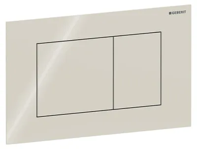 Produktbild von Geberit Sigma 40 Square Betätigungsplatte 115629JL1 Square, sandgrau, für 2-Mengen-Spülung, Round