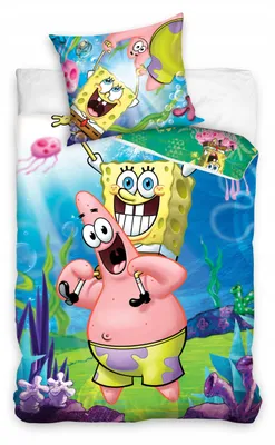 Produktbild von Carbotex Bettwäsche Spongebob Schwammkopf Patrick 160x200 cm