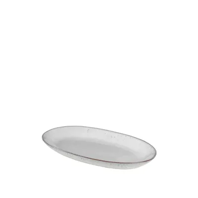 Obrázek produktu pro Oválný servírovací talíř Broste Copenhagen Nordic Sand 30 x 18 cm