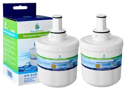 Wasserfilter für Samsung Kühlschrank, 2er-Pack, kompatibel mit DA29-00003G