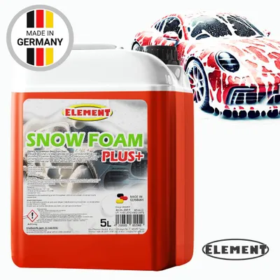 Produktbild von Element Snow foam PLUS | 5 Liter | pH-neutral | Autoshampoo | Fahrzeugreiniger mit Duft | schonende Vorwäsche mit dichtem Schaum