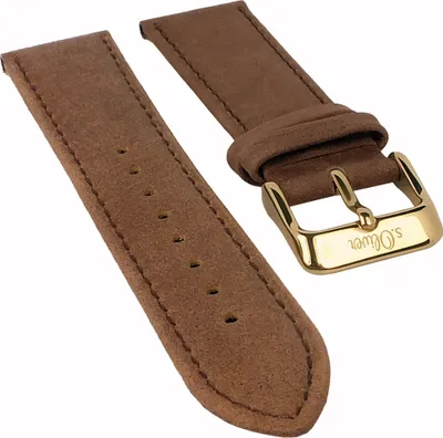 Produktbild von s.Oliver SO-3102-LQ | Uhrenarmband Leder braun 20mm SO-3103-LQ