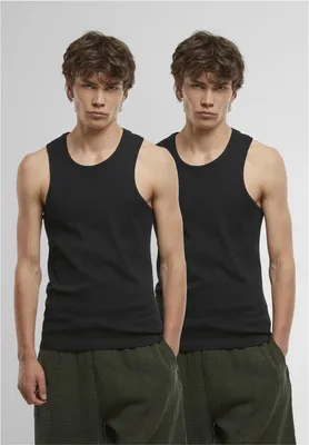 Immagine prodotto di Urban Classics Canottiera Herren a coste 2 pezzi schwarz L