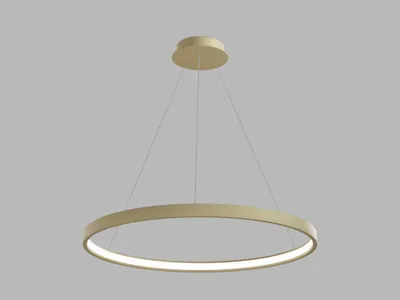 Zdjęcie produktu dla Ściemnialny żyrandol LED CIRO P-Z CRI90, Wariant: CIRO P-Z, Ø 800 mm, 60 W, 4200 lm, złoty, 2CCT, TRIAC