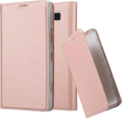 Produktbild von Cadorabo Handyhülle für Nokia Lumia 950 Schutz Hülle in Rosa Cover Etui Book Case Booklet
