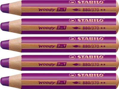 Immagine prodotto di Stabilo® 880/370 penna multitalento woody 3 in 1, erika/viola