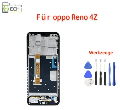 Produktbild von Für Oppo RENO 4z 5G CPH2065 LCD Display mit Rahmen Bildschirm Touchscreen