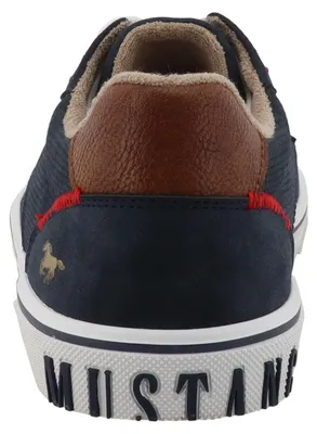 Produktbild von Mustang Herren Sneaker Freizeitschuh mit Kontrast-Details 26M0201005, Größe:42 EU, Farbe:Blau