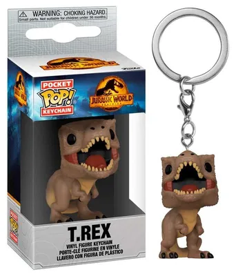Obrázek produktu pro T-Rex Pocket POP Keychain pro fanoušky Jurského světa